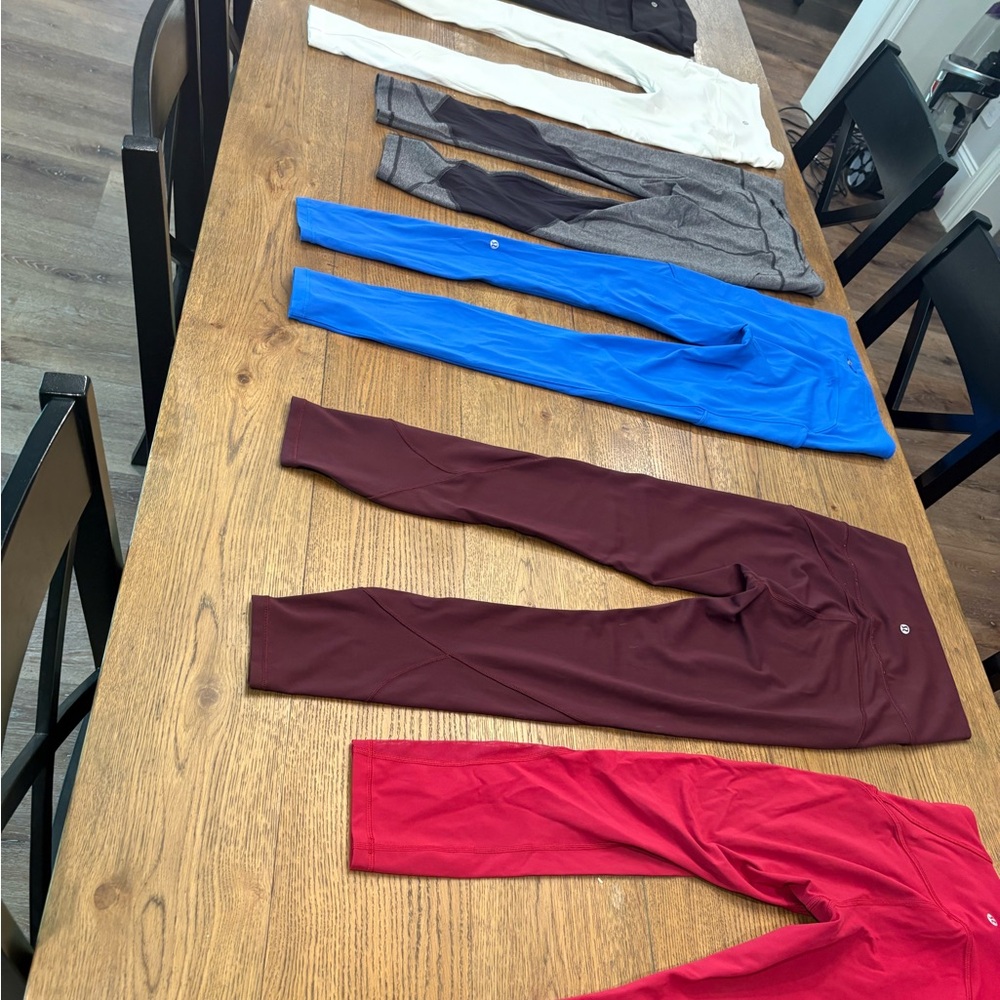 Assorted LuLuLemon Leggings Collection